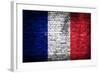 France Flag-kwasny221-Framed Art Print