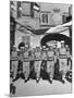 France Foreign Legionnaires Marching at Palace Square During the Jubilee Celebrations-Hans Wild-Mounted Photographic Print