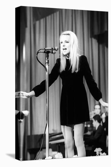 France Gall Singing-Sergio del Grande-Stretched Canvas