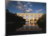 France, Gard, Languedoc, Pont Du Gard Bridge and River Gardon-David Barnes-Mounted Photographic Print