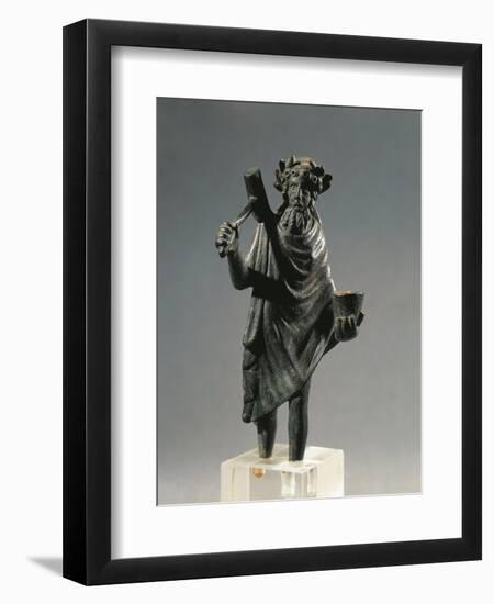 France, Glanum, Statuette Representing the God Silvanus, Bronze-null-Framed Giclee Print