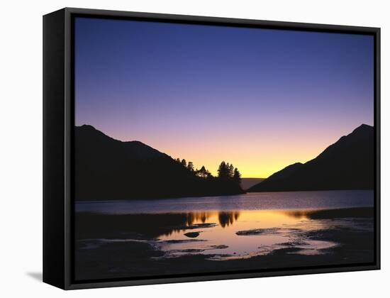 France, Haute Savoie, Evening Sun, Mont Blanc-Thonig-Framed Stretched Canvas