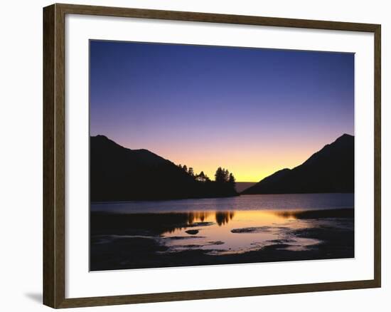 France, Haute Savoie, Evening Sun, Mont Blanc-Thonig-Framed Photographic Print