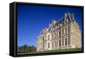 France, Ile-De-France, Main Façade of 15th Century Sceaux Castle-null-Framed Stretched Canvas