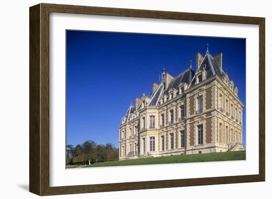 France, Ile-De-France, Main Façade of 15th Century Sceaux Castle-null-Framed Giclee Print