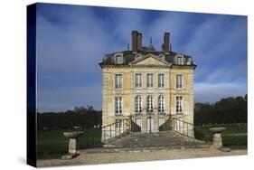 France, Ile-De-France, Ormesson-Sur-Marne, Castle of Ormesson, 16th Century-null-Stretched Canvas