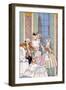 France in the 18th Century, from 'The Art of Perfume', Pub. 1912 (Pochoir Print)-Georges Barbier-Framed Giclee Print