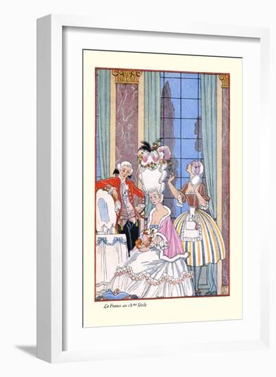 France in the 18th Century-Georges Barbier-Framed Art Print