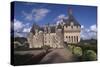 France, Indre-Et-Loire, Chateau De Langeais in Loire Valley-null-Stretched Canvas