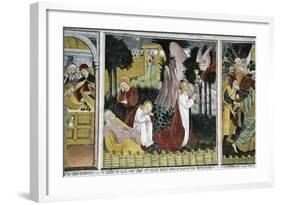 France, La Brigue, Notre-Dame Des Fontaines Chapel, Christ's Agony in Gethsemane, 1491-Giovanni Canavesio-Framed Giclee Print