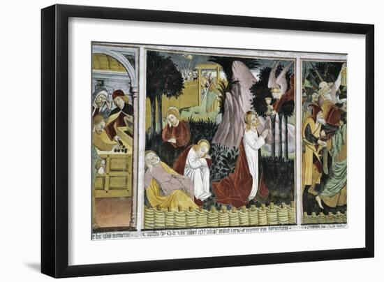 France, La Brigue, Notre-Dame Des Fontaines Chapel, Christ's Agony in Gethsemane, 1491-Giovanni Canavesio-Framed Giclee Print