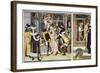 France, La Brigue, Notre-Dame Des Fontaines Chapel, Crowning with Thorns, 1491-Giovanni Canavesio-Framed Giclee Print