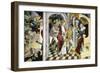 France, La Brigue, Notre-Dame Des Fontaines Chapel, Jesus Christ before Annas, 1491-Giovanni Canavesio-Framed Giclee Print