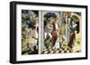 France, La Brigue, Notre-Dame Des Fontaines Chapel, Jesus Christ before Annas, 1491-Giovanni Canavesio-Framed Giclee Print