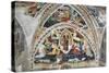 France, La Brigue, Notre-Dame Des Fontaines Chapel, Virgin and Saints, 1452-Giovanni Battista Ernesto Basile-Stretched Canvas