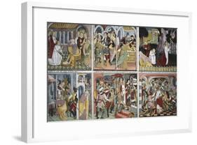 France, La Brigue, Notre-Dame Des Fontaines Chapels, 1491-Giovanni Canavesio-Framed Giclee Print