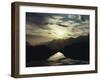 France, Lac Noir L'Alpe D'Huez, Evening Sun-Thonig-Framed Photographic Print