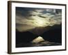 France, Lac Noir L'Alpe D'Huez, Evening Sun-Thonig-Framed Photographic Print