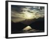 France, Lac Noir L'Alpe D'Huez, Evening Sun-Thonig-Framed Photographic Print