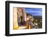 France, Languedoc-Roussillon, Aude, Carcassonne. Walls and Towers of the Old Town at Dusk-Matteo Colombo-Framed Photographic Print