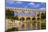 France, Languedoc-Roussillon, Gard, Vers-Pont-Du-Gard, River Gardon, Pont Du Gard-Udo Siebig-Mounted Photographic Print