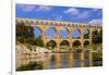 France, Languedoc-Roussillon, Gard, Vers-Pont-Du-Gard, River Gardon, Pont Du Gard-Udo Siebig-Framed Photographic Print