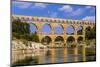 France, Languedoc-Roussillon, Gard, Vers-Pont-Du-Gard, River Gardon, Pont Du Gard-Udo Siebig-Mounted Photographic Print
