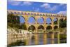 France, Languedoc-Roussillon, Gard, Vers-Pont-Du-Gard, River Gardon, Pont Du Gard-Udo Siebig-Mounted Photographic Print