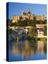 France, Languedoc-Roussillon, Herault Department, Beziers, Cathedrale St-Nazaire Cathedral and the -Walter Bibikow-Stretched Canvas