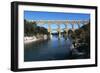 France, Languedoc-Roussillon, Nimes, Roman Aqueduct Pont Du Gard-null-Framed Giclee Print