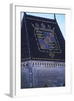 France, Languedoc-Roussillon, Uzès, Duchy of Uzès, 11th-12th Centuries, Coat of Arms on Roof-null-Framed Giclee Print