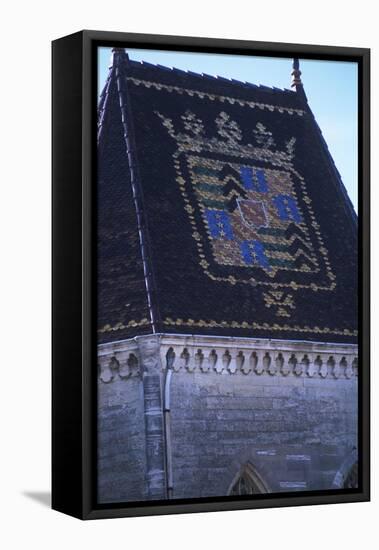 France, Languedoc-Roussillon, Uzès, Duchy of Uzès, 11th-12th Centuries, Coat of Arms on Roof-null-Framed Stretched Canvas