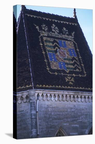 France, Languedoc-Roussillon, Uzès, Duchy of Uzès, 11th-12th Centuries, Coat of Arms on Roof-null-Stretched Canvas