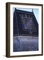 France, Languedoc-Roussillon, Uzès, Duchy of Uzès, 11th-12th Centuries, Coat of Arms on Roof-null-Framed Giclee Print