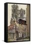 France, Laon Cathedral-Ernst Vollbehr-Framed Stretched Canvas