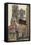 France, Laon Cathedral-Ernst Vollbehr-Framed Stretched Canvas