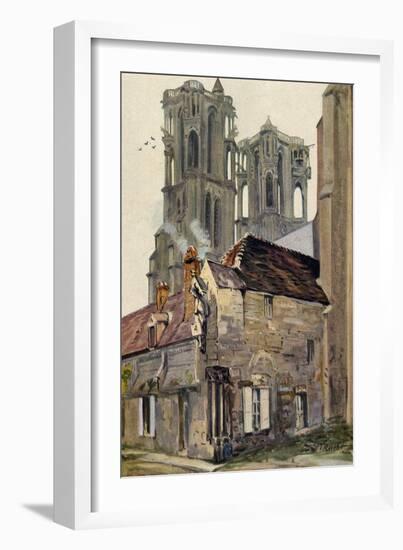 France, Laon Cathedral-Ernst Vollbehr-Framed Art Print