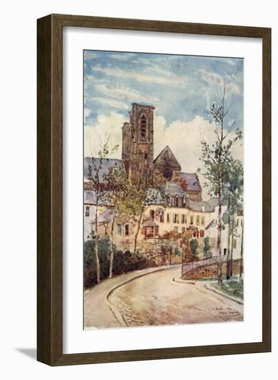 France, Laon Street 1907-Herbert Marshall-Framed Art Print