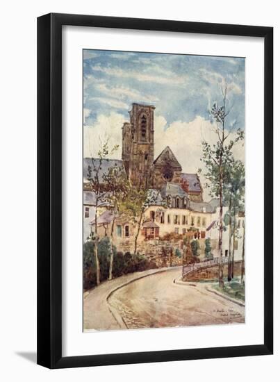 France, Laon Street 1907-Herbert Marshall-Framed Art Print