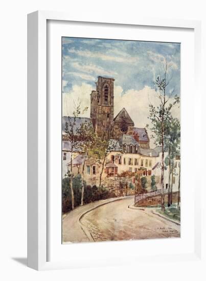 France, Laon Street 1907-Herbert Marshall-Framed Art Print