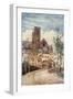 France, Laon Street 1907-Herbert Marshall-Framed Art Print