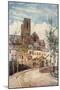 France, Laon Street 1907-Herbert Marshall-Mounted Art Print