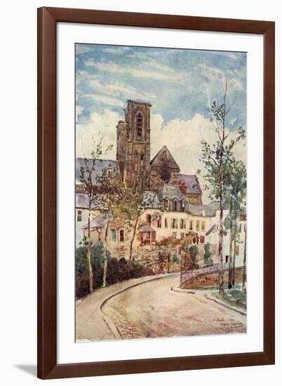 France, Laon Street 1907-Herbert Marshall-Framed Premium Giclee Print