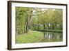 France, Loire. Spring Trees and Grasses, Canal Lateral a La Loire-Kevin Oke-Framed Photographic Print