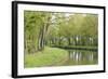 France, Loire. Spring Trees and Grasses, Canal Lateral a La Loire-Kevin Oke-Framed Photographic Print