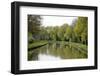 France, Loire. Trees Lining the Canal Lateral a La Loire-Kevin Oke-Framed Photographic Print