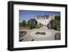 France, Loire Valley, Villandry Castle, Fountain-Samuel Magal-Framed Photographic Print