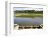 France, Loire Valley, Villandry Castle, The Water Garden Lake-Samuel Magal-Framed Photographic Print