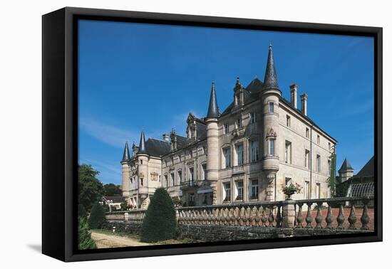 France, Lorraine, Dieu-Sur-Meuse, Monthairons Castle-null-Framed Stretched Canvas