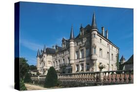 France, Lorraine, Dieu-Sur-Meuse, Monthairons Castle-null-Stretched Canvas